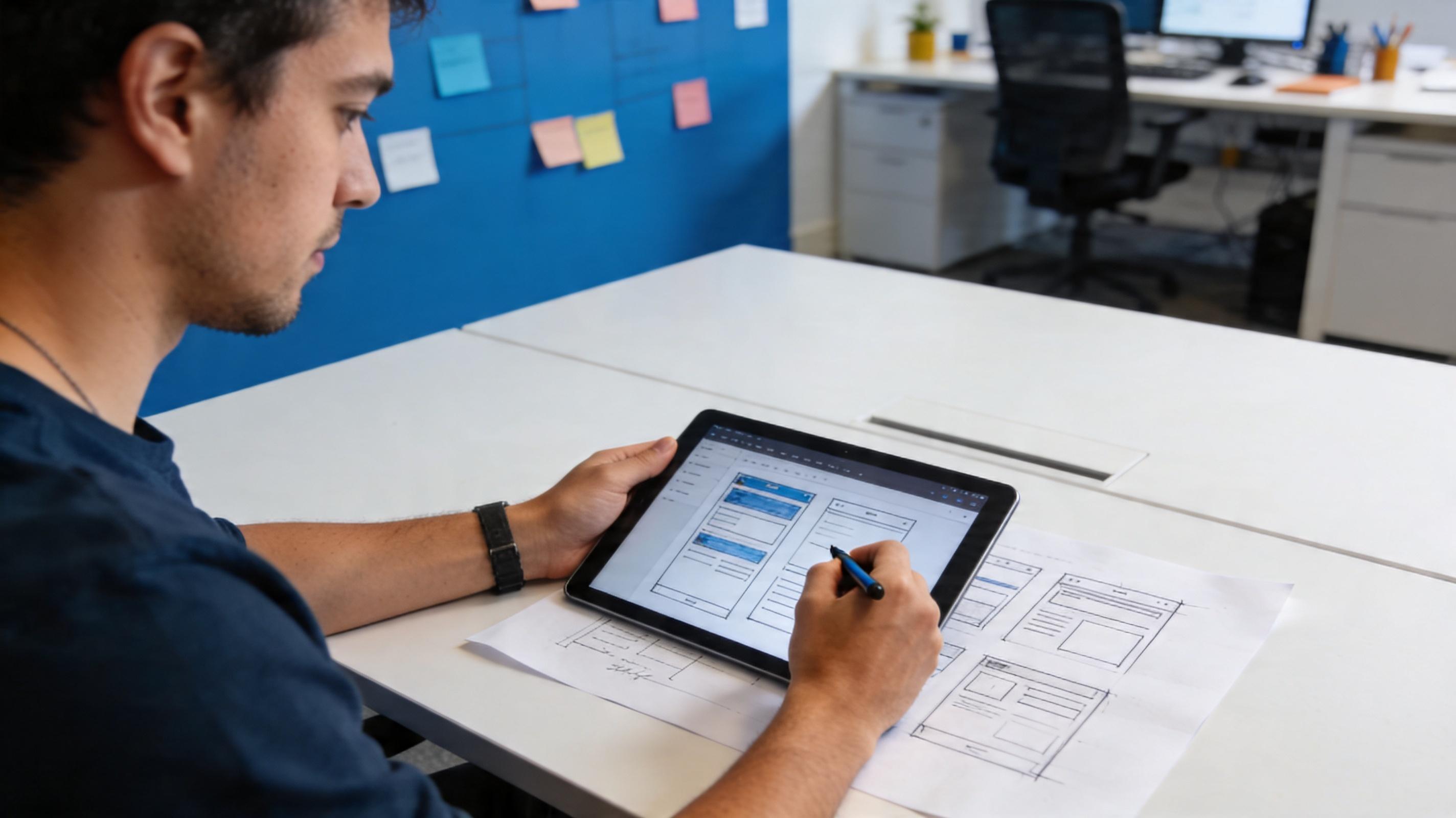 Web and UI/UX design process